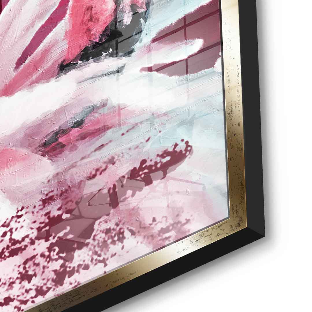 Flamingo Elegance - Acrylic glass
