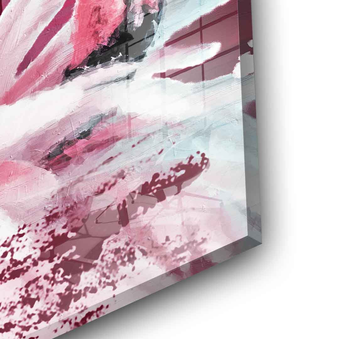 Flamingo Elegance - Acrylic glass