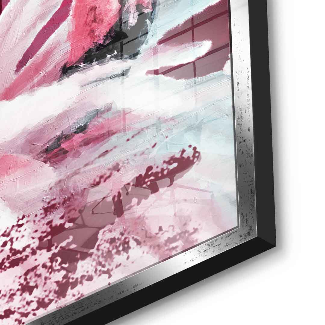 Flamingo Elegance - Acrylic glass
