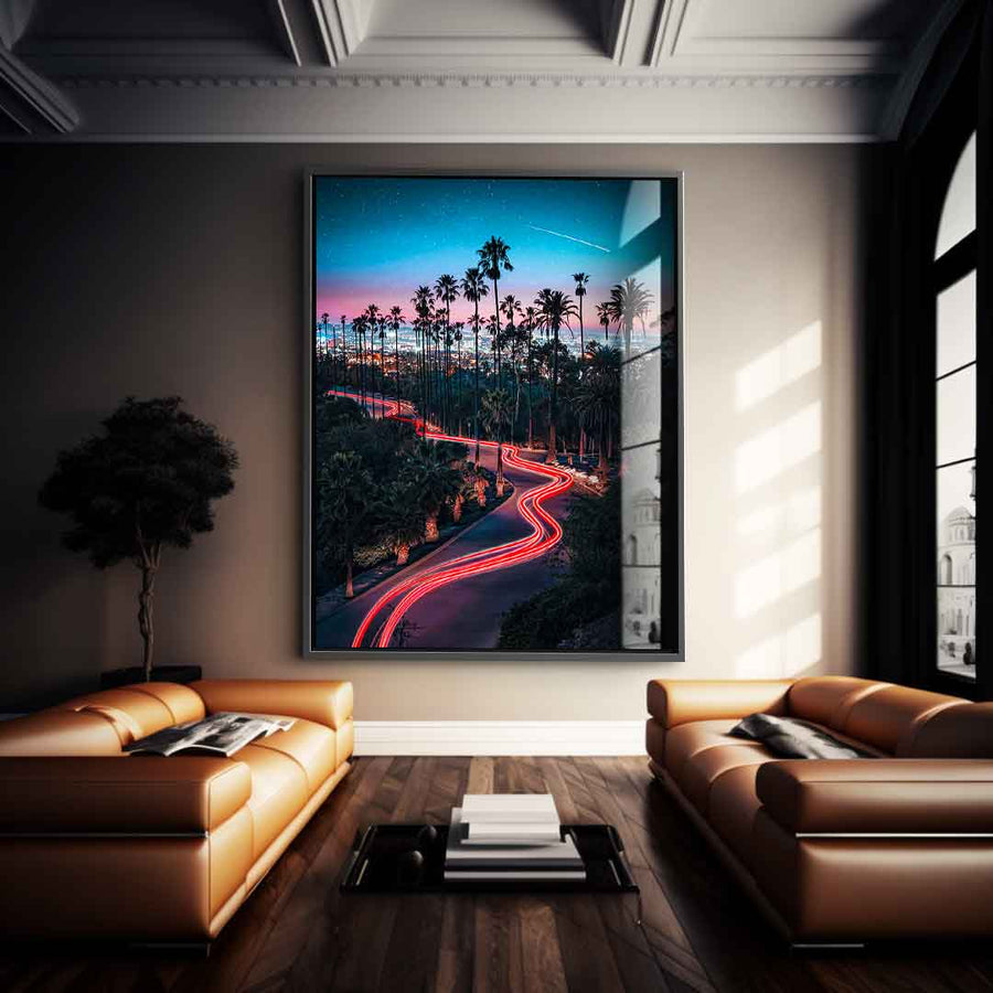 Hollywood Street - Szkło akrylowe
