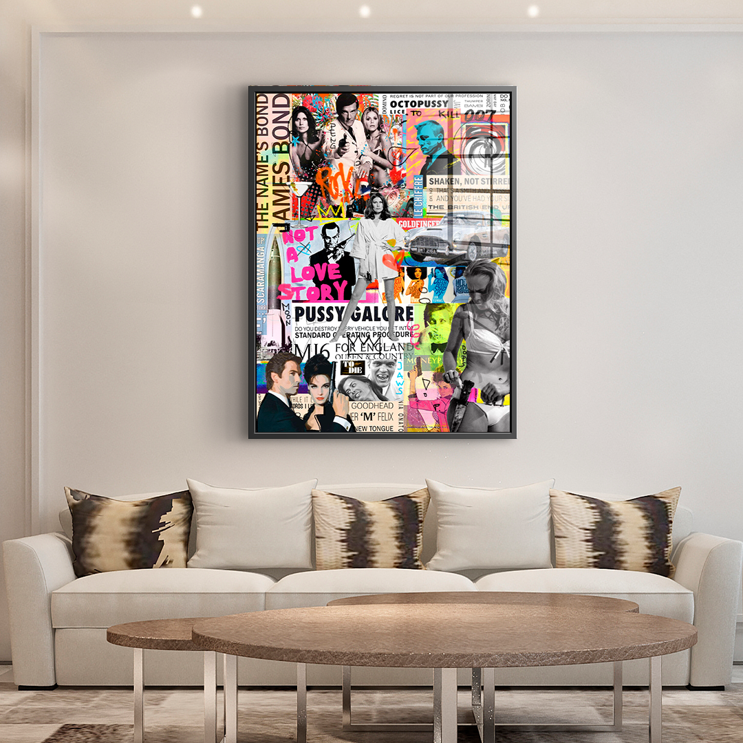 007 Collage - Acrylic glass