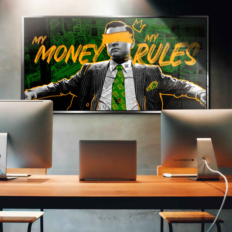 My Money My Rules - Szkło akrylowe