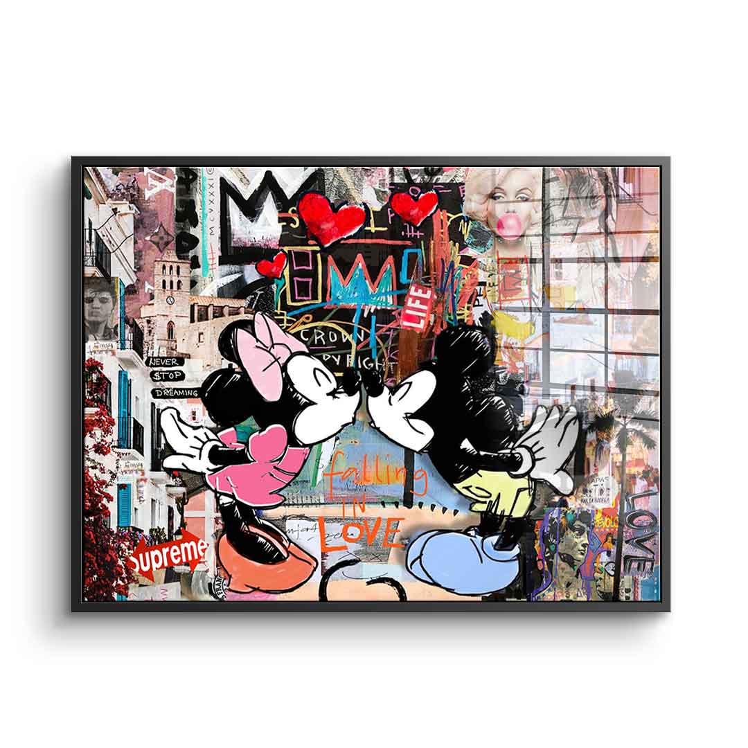Kiss in Ibiza - Acrylglas