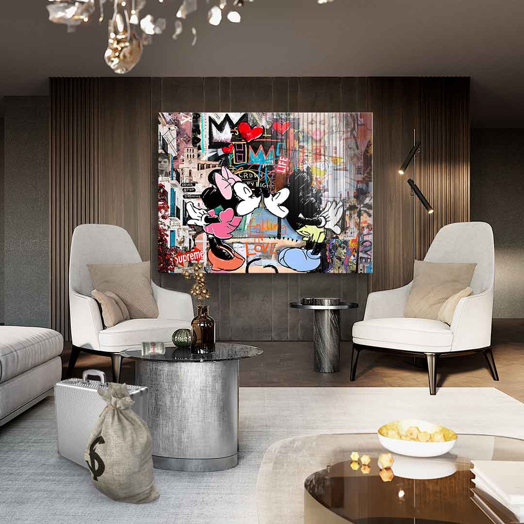 Kiss in Ibiza - Acrylglas