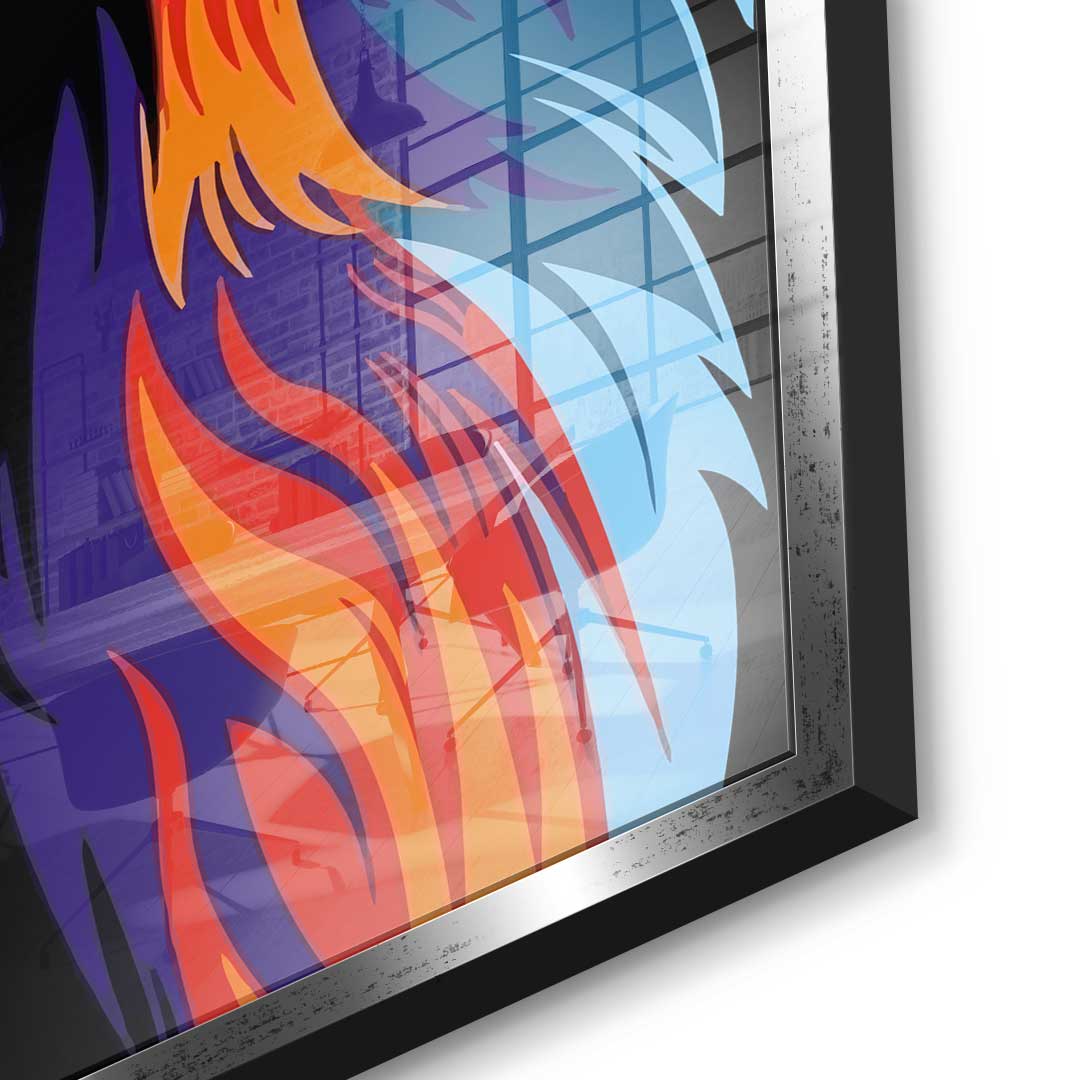 Neon Lion - Acrylic glass