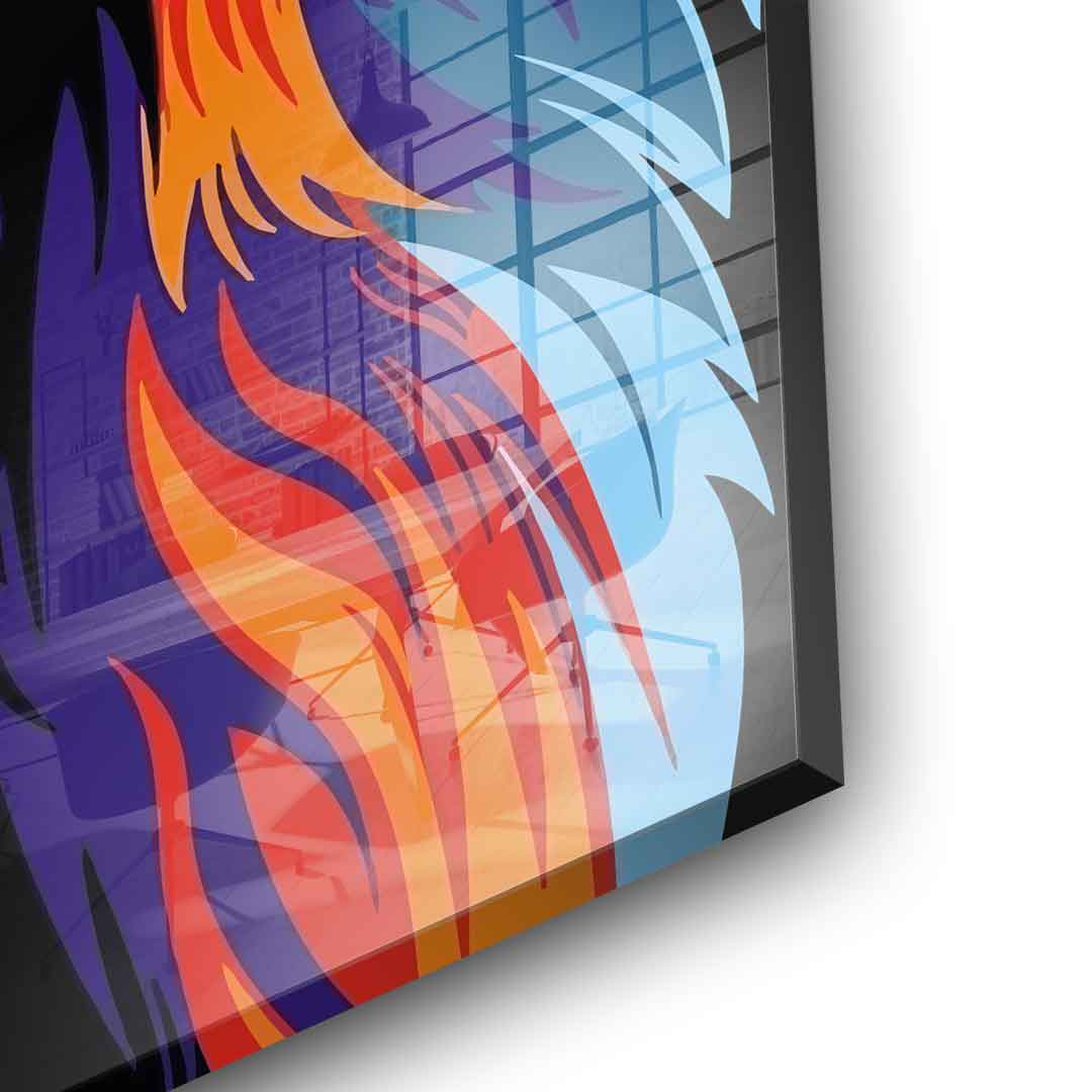 Neon Lion - Acrylic glass