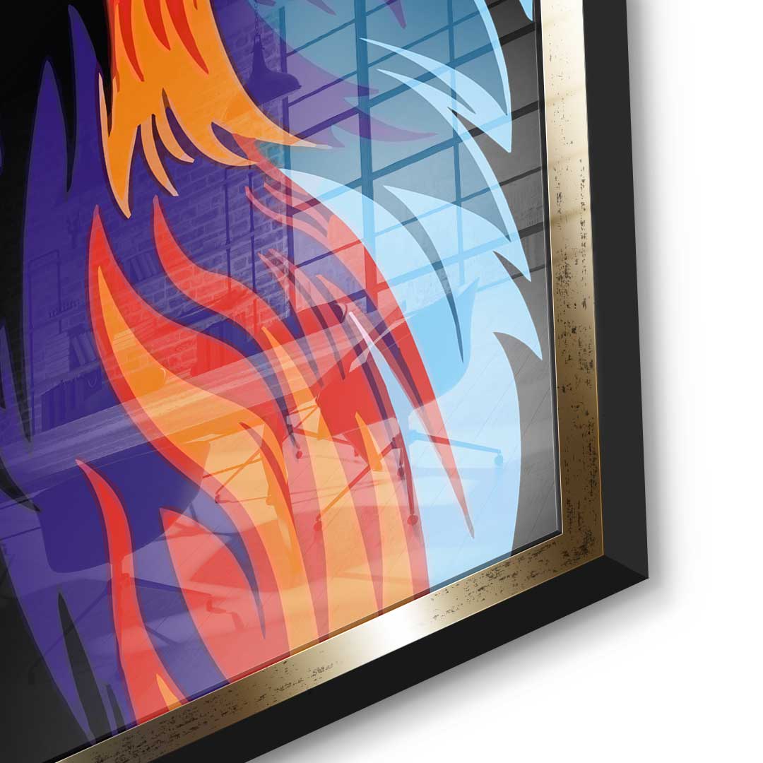 Neon Lion - Acrylic glass