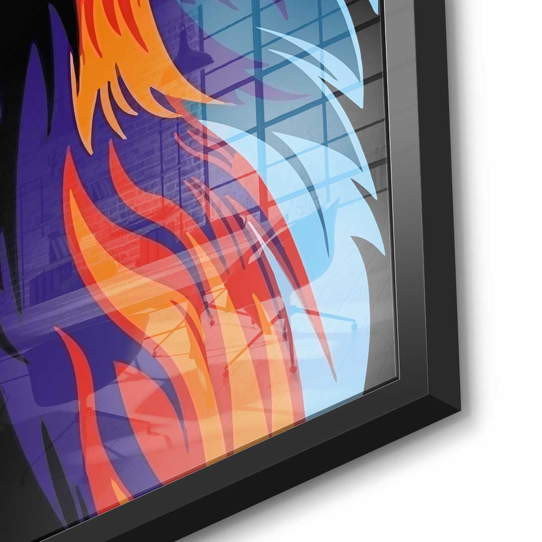 Neon Lion - Acrylic glass