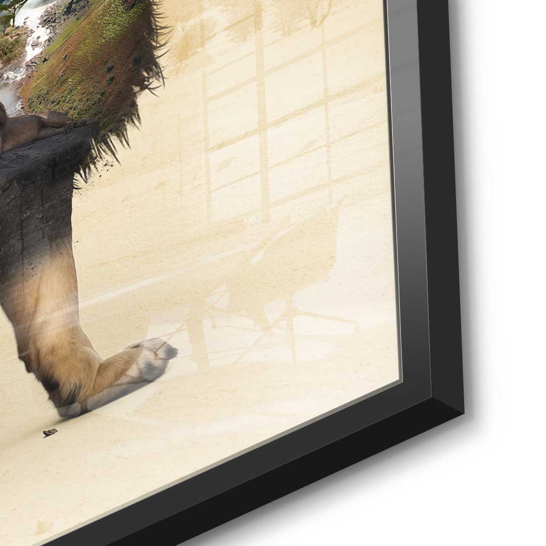 Das Löwenleben - Acrylglas