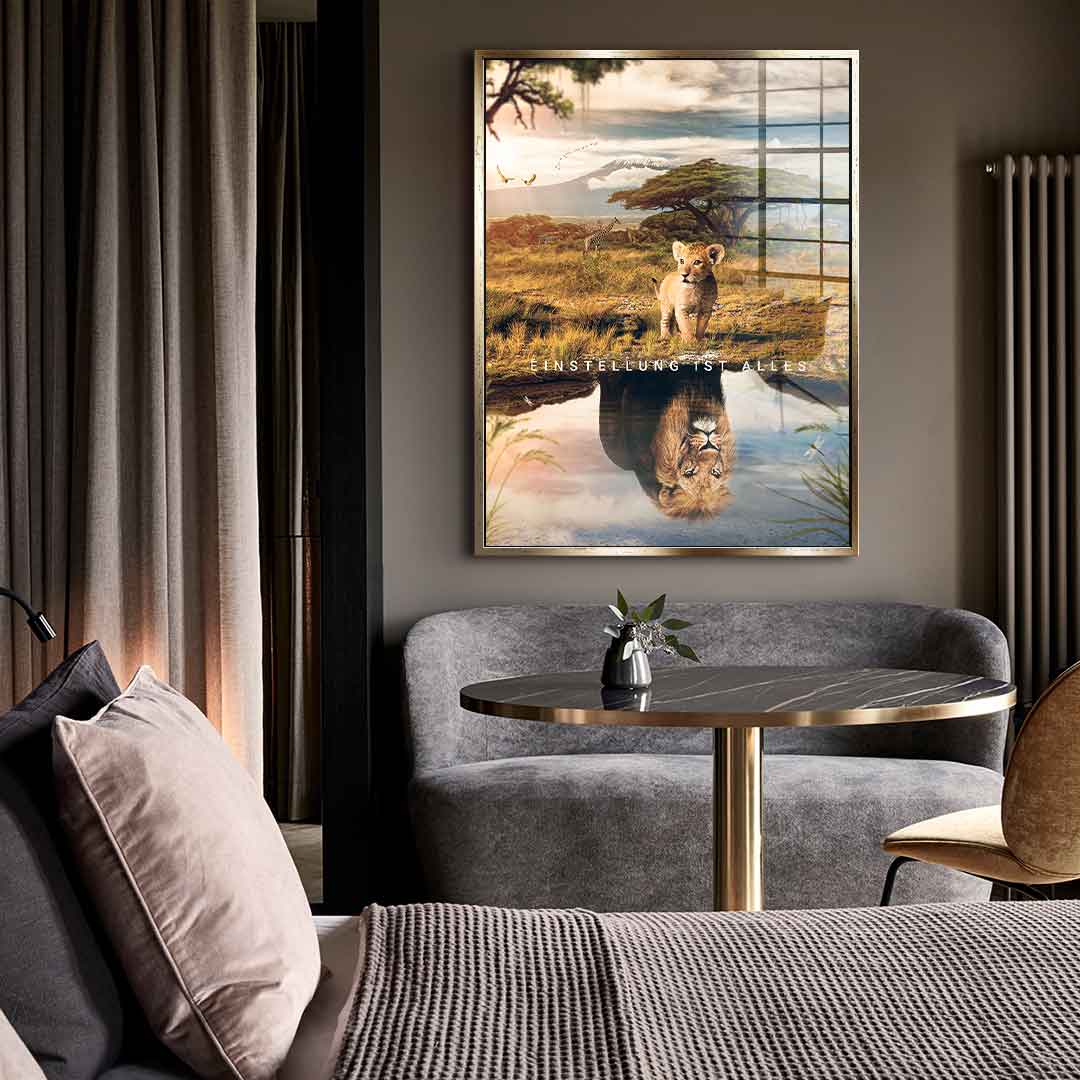 Mindset is everything #africa - Acrylglas