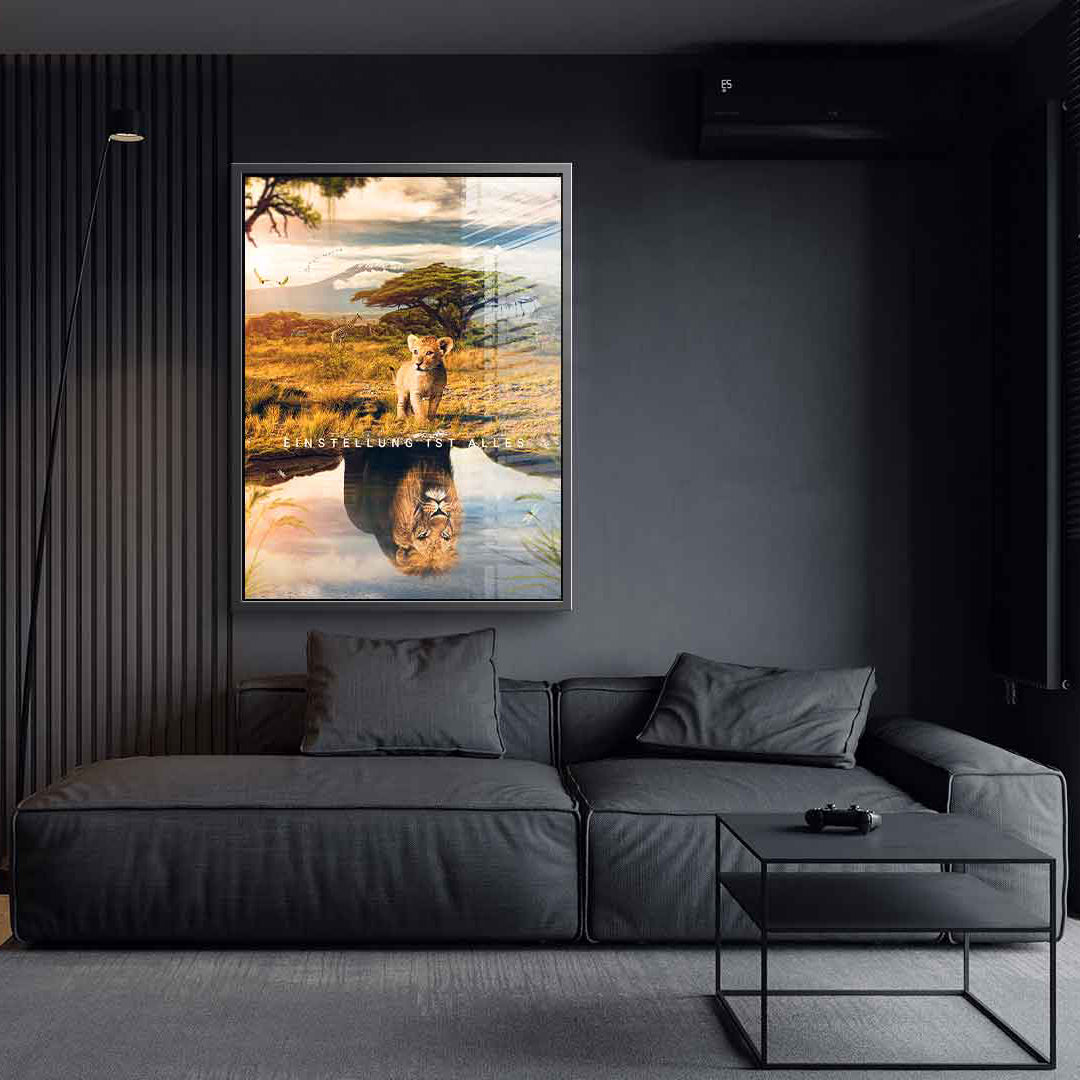 Mindset is everything #africa - Acrylglas