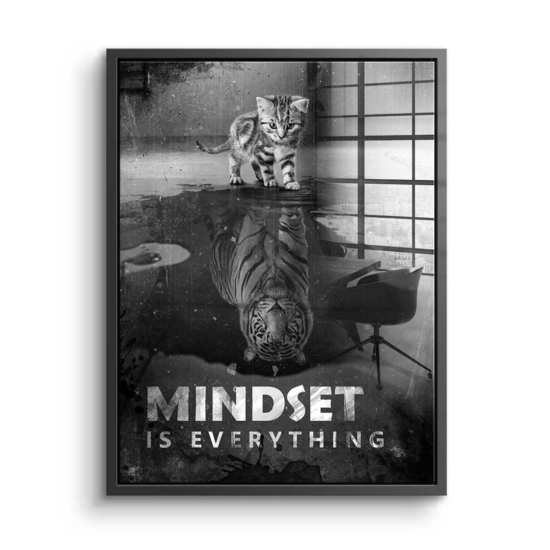 Mindset is everything #Tiger - Acrylglas