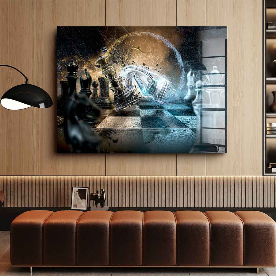 Głową w mur - Szkło akrylowe