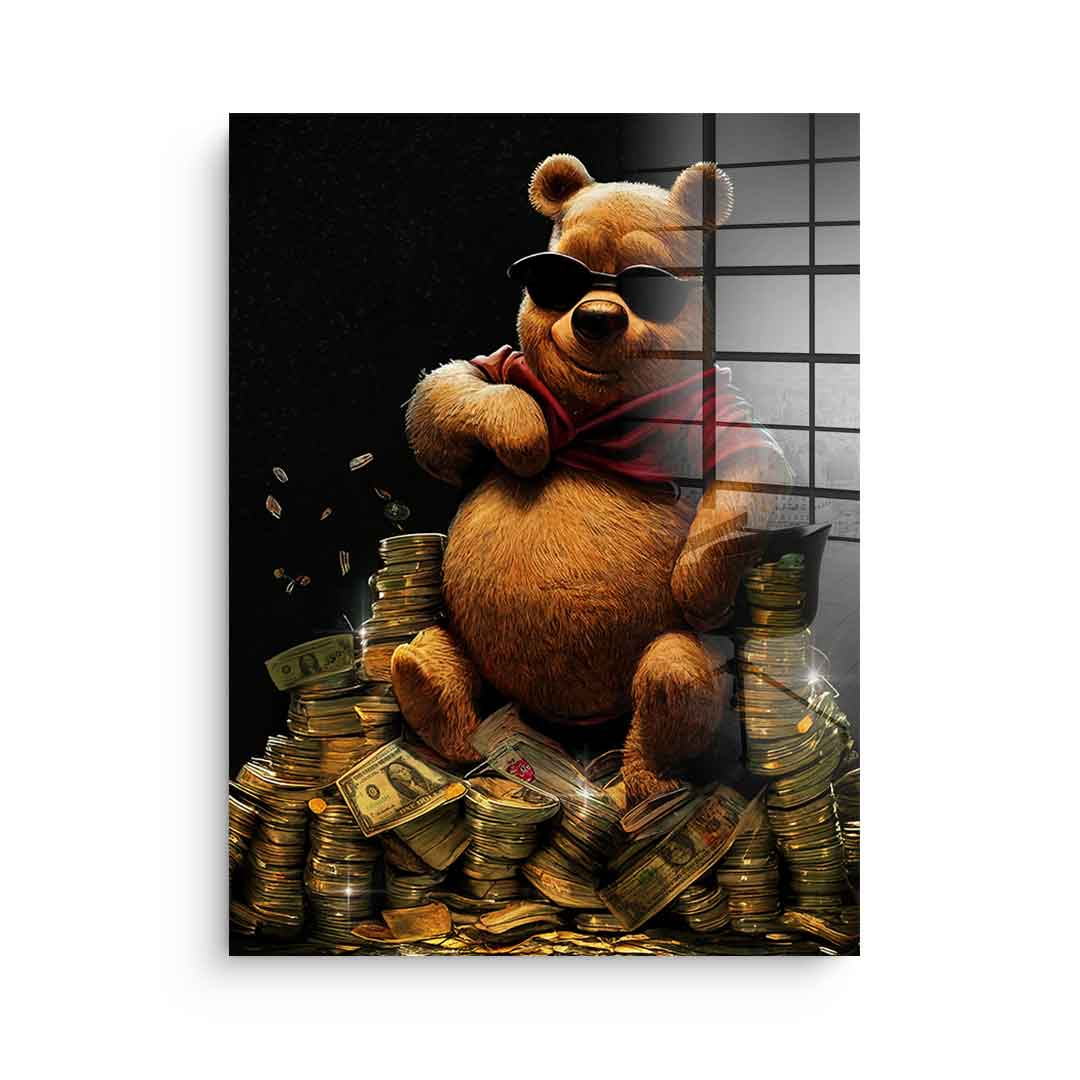 Money Bear - Acrylglas