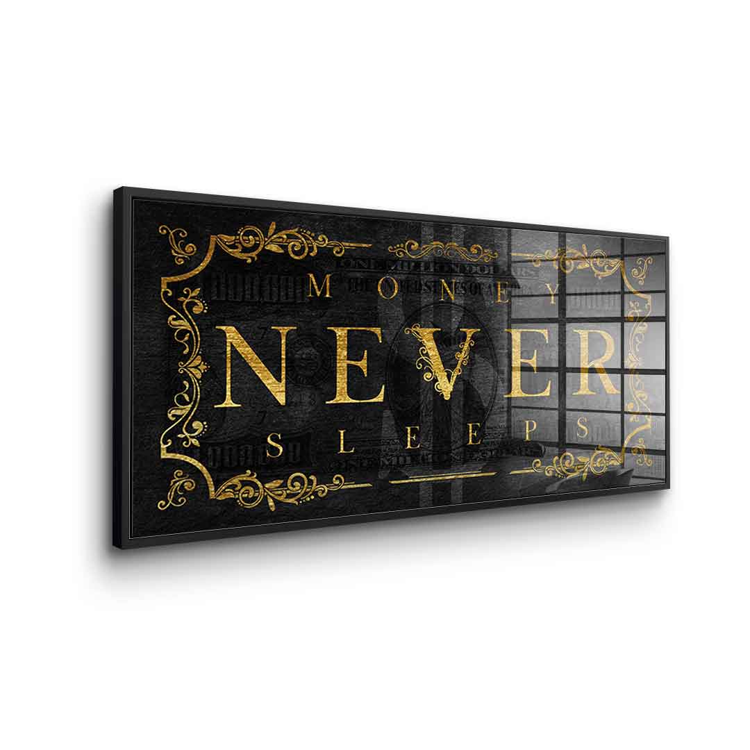 Money Never Sleeps Part 2 - Acrylglas