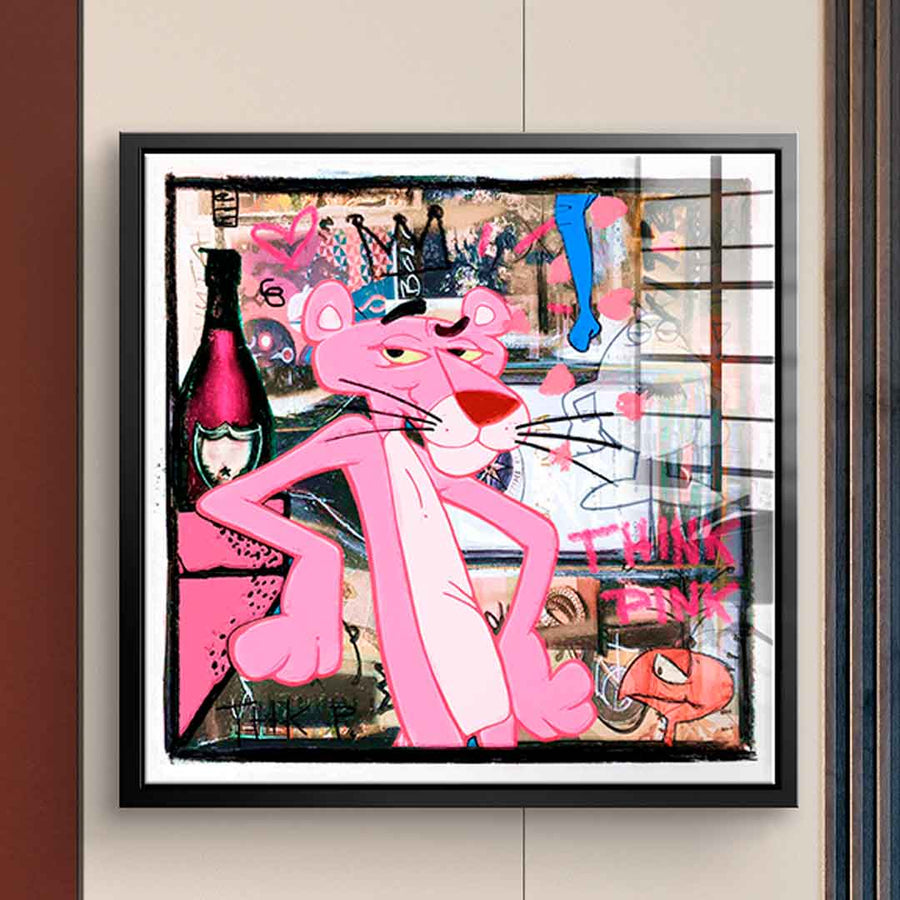 Think Pink - Szkło akrylowe