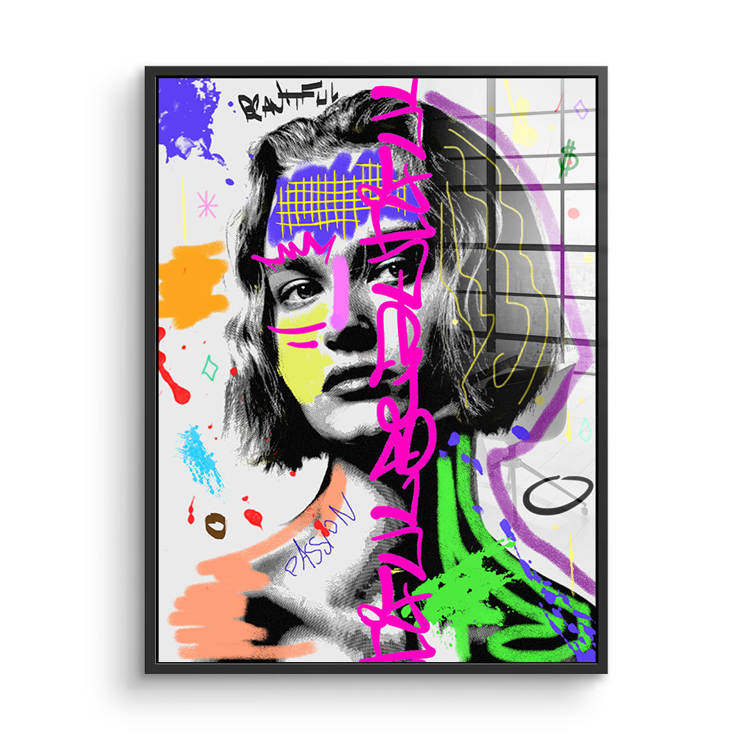 Lady Power - Acrylglas