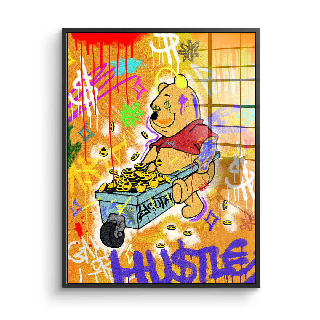 HU$TLE BEAR - Acrylglas