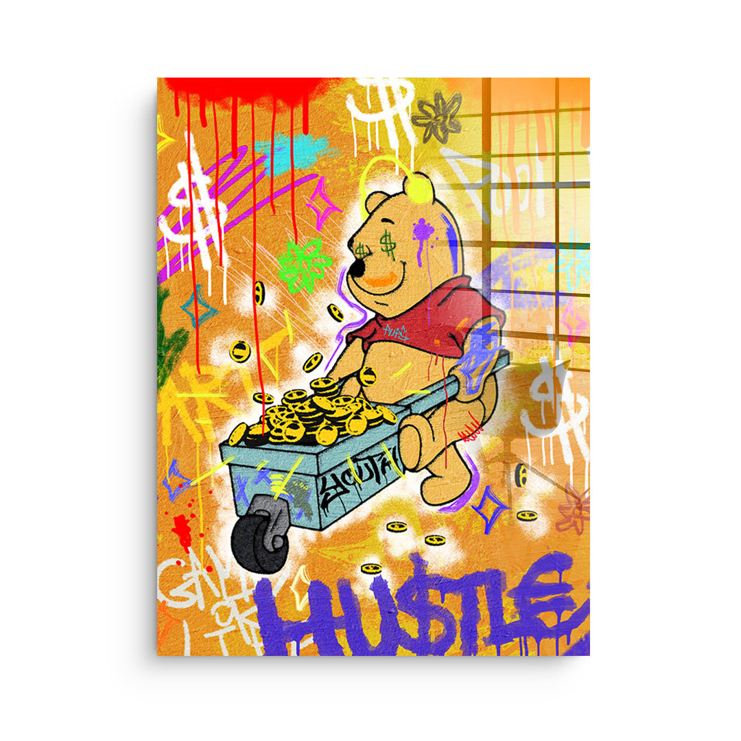 HU$TLE BEAR - Acrylglas