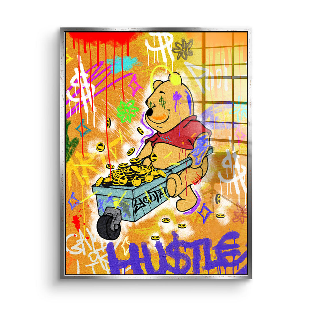 HU$TLE BEAR - Acrylglas