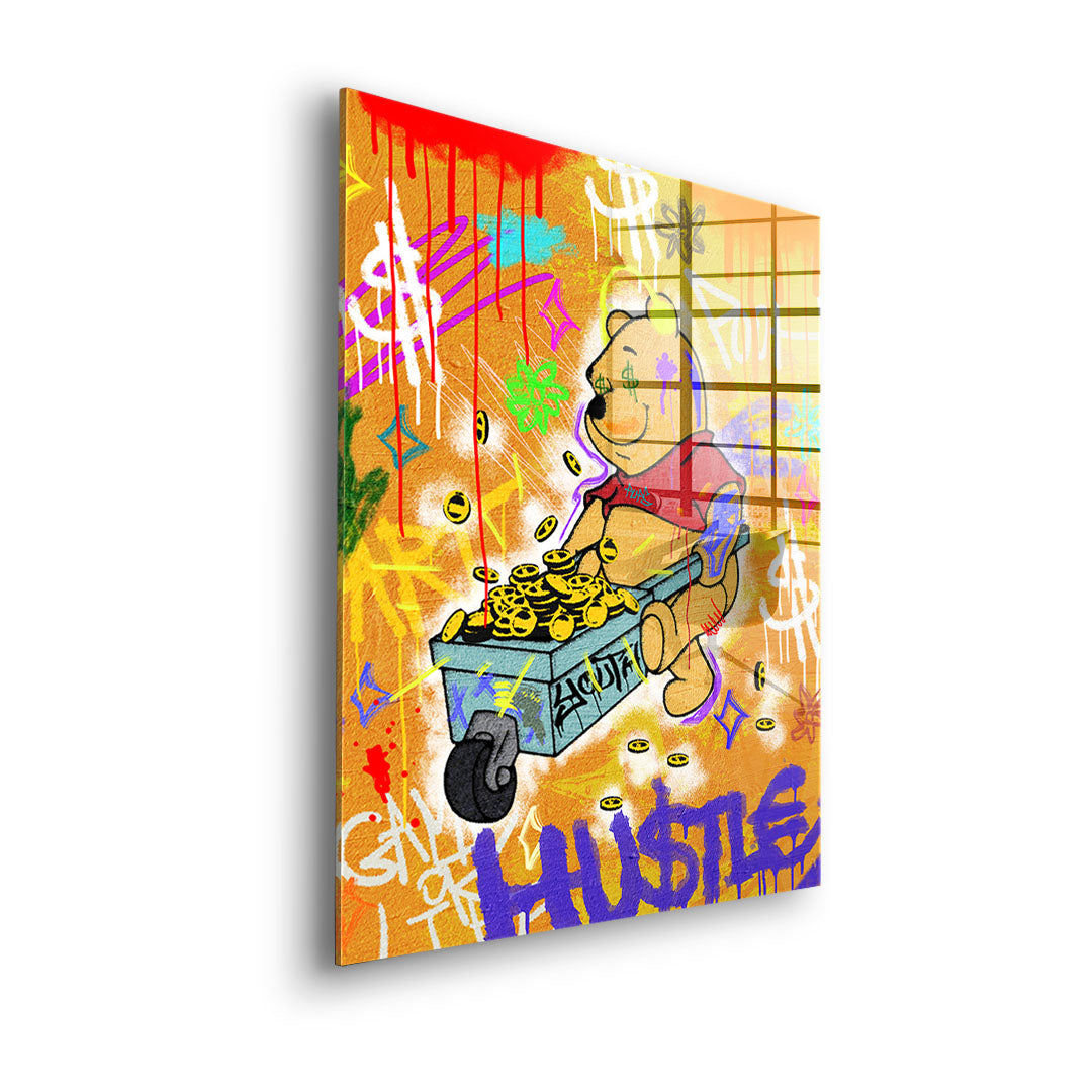 HU$TLE BEAR - Acrylglas