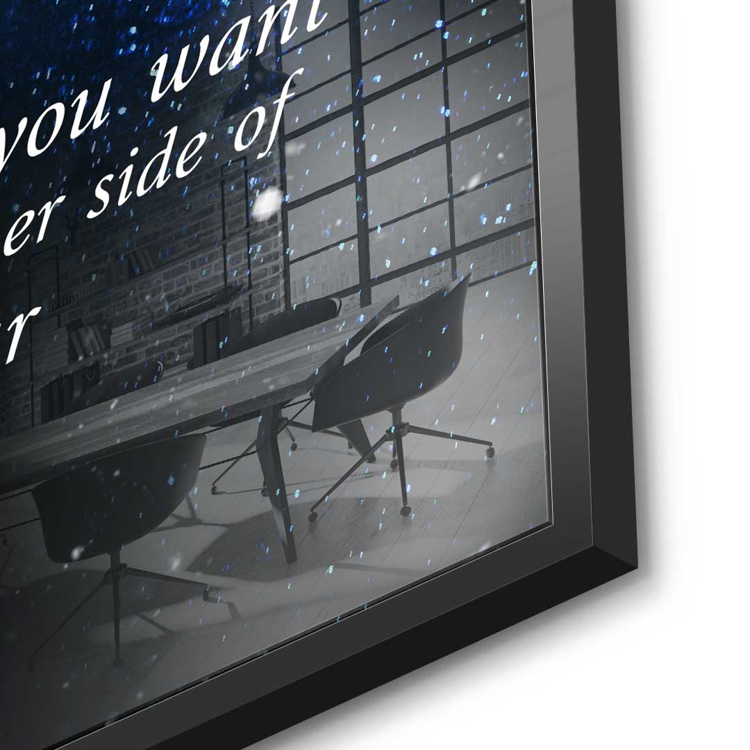 Everything You Want vs. Everything You Fear - Acrylglas