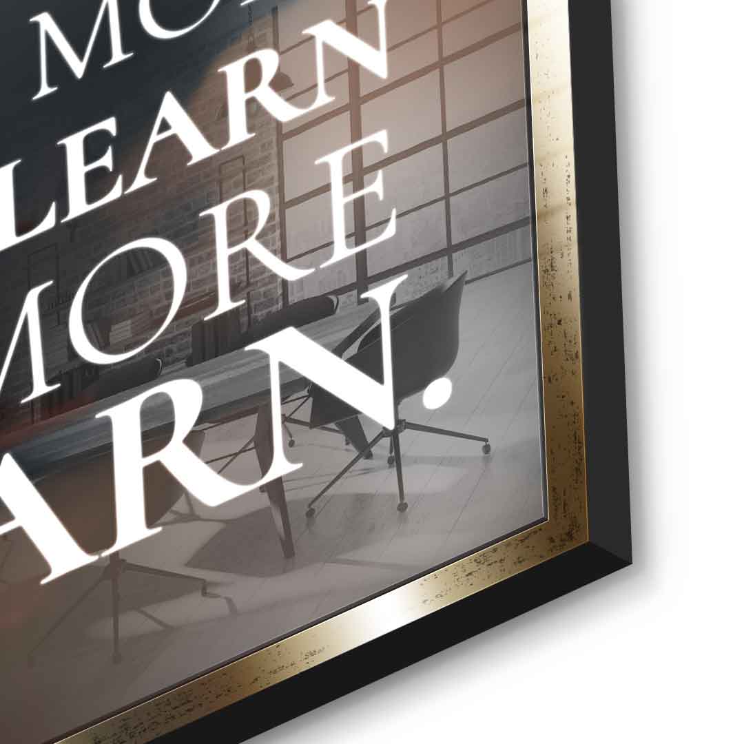 Power of learning - Acrylic glass