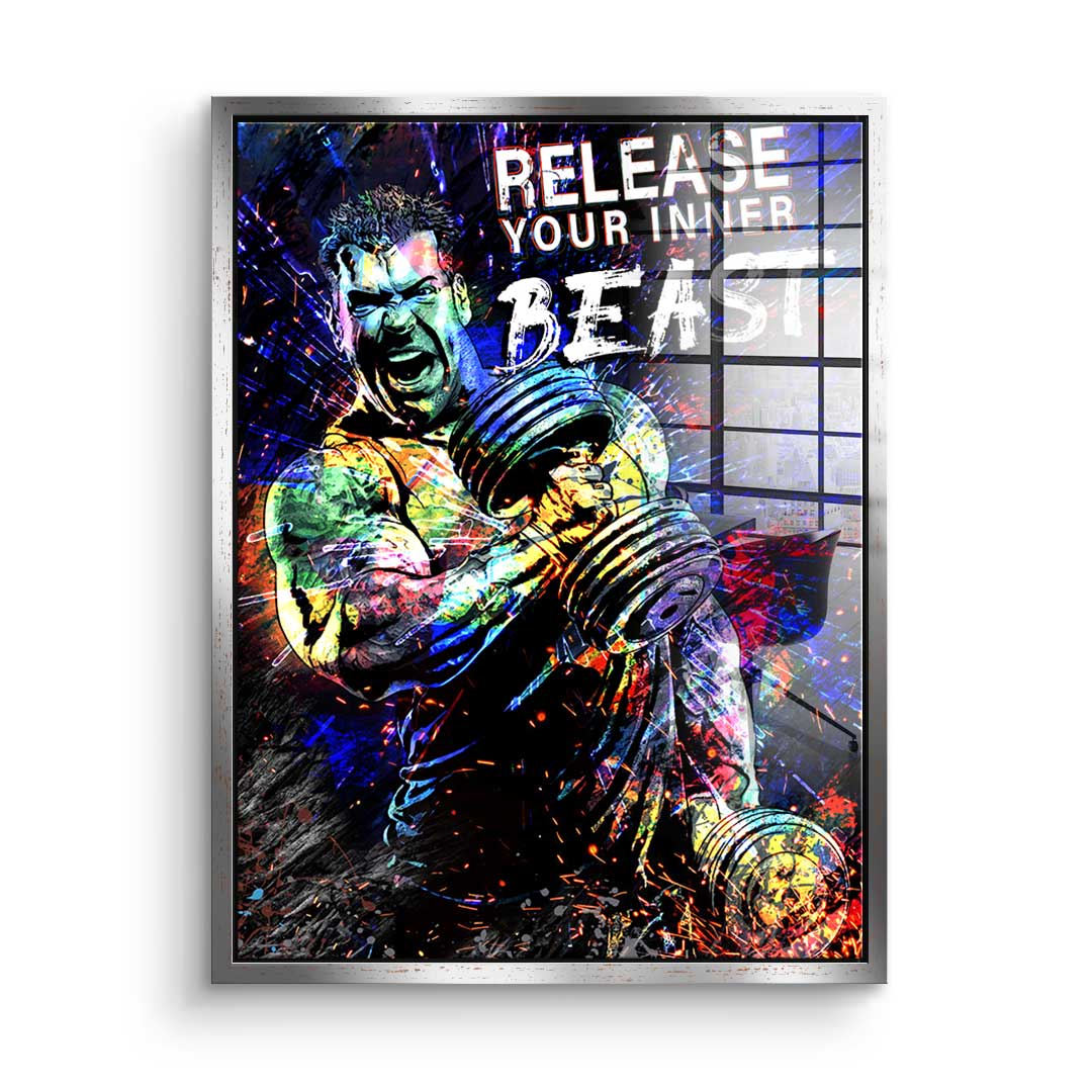Release your inner Beast - Acrylglas