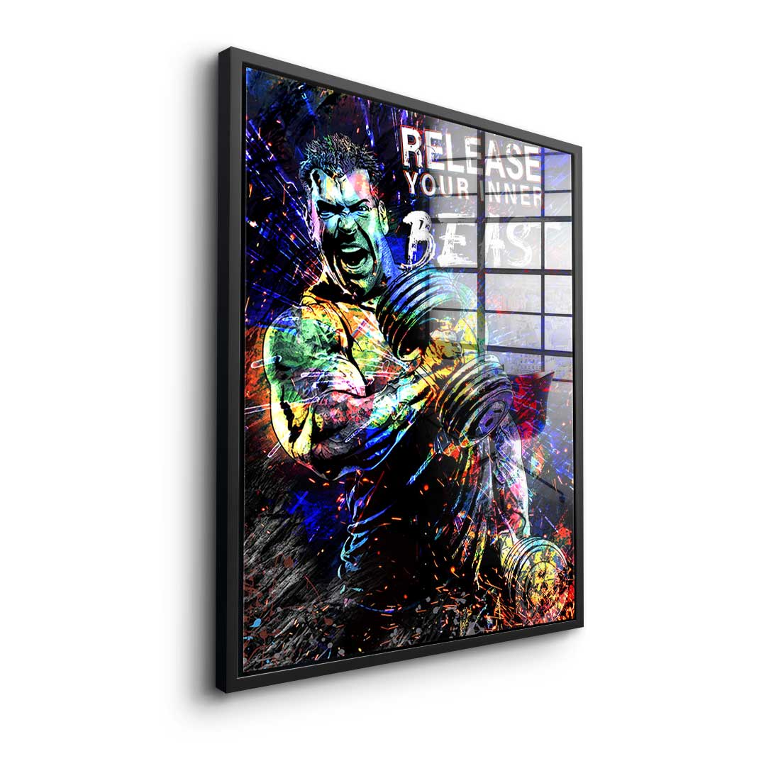 Release your inner Beast - Acrylglas