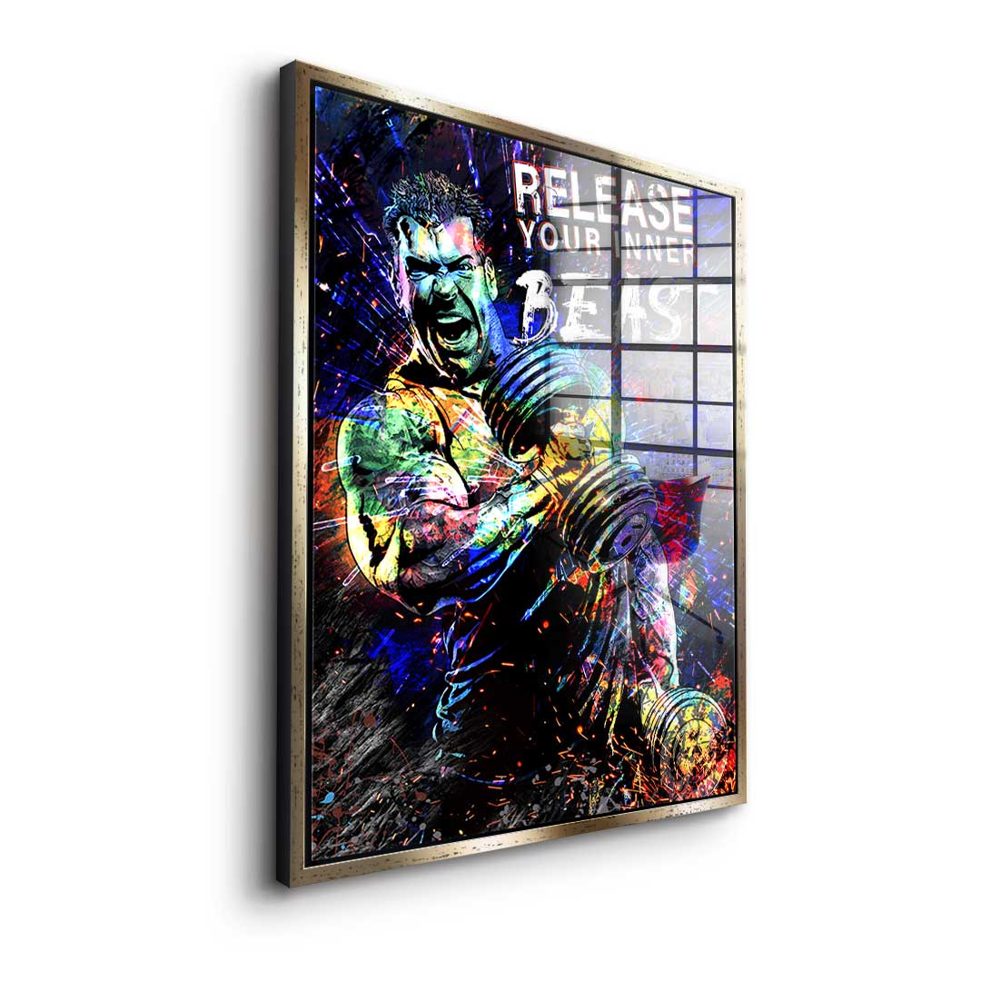 Release your inner Beast - Acrylglas
