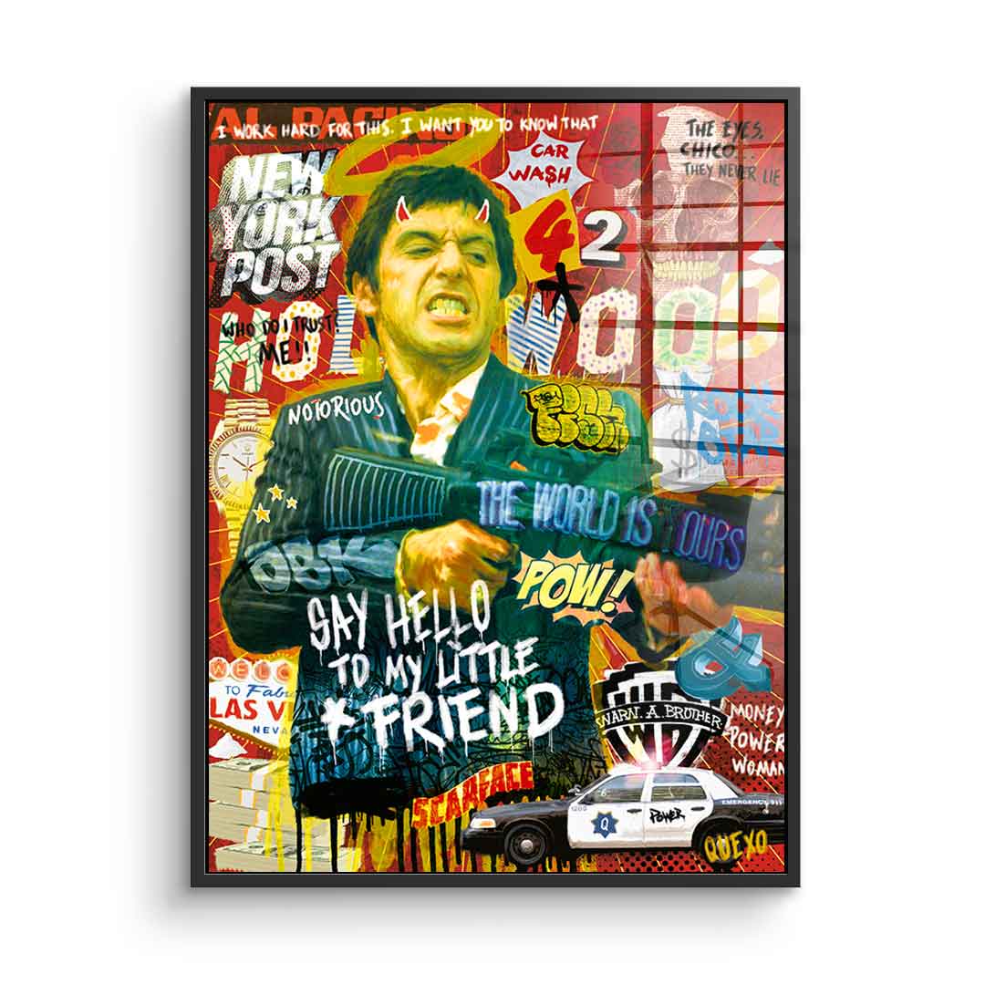 Say Hello - Szkło akrylowe