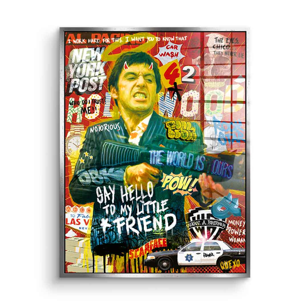 Say Hello - Szkło akrylowe