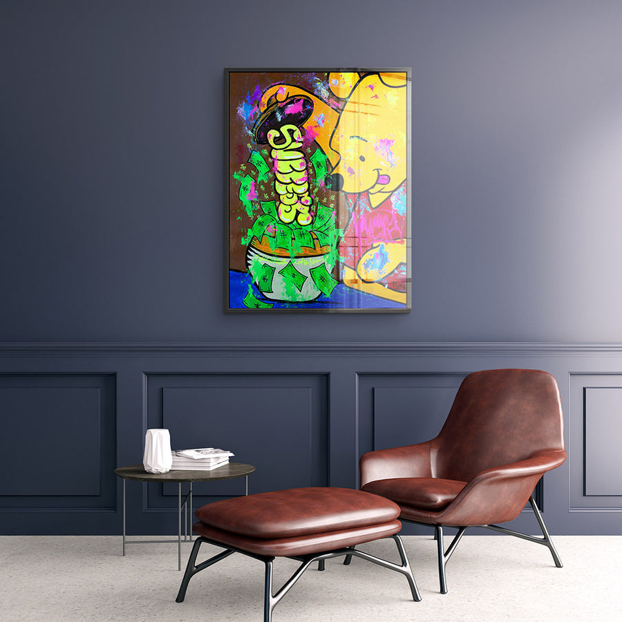 Success Bear - Acrylglas
