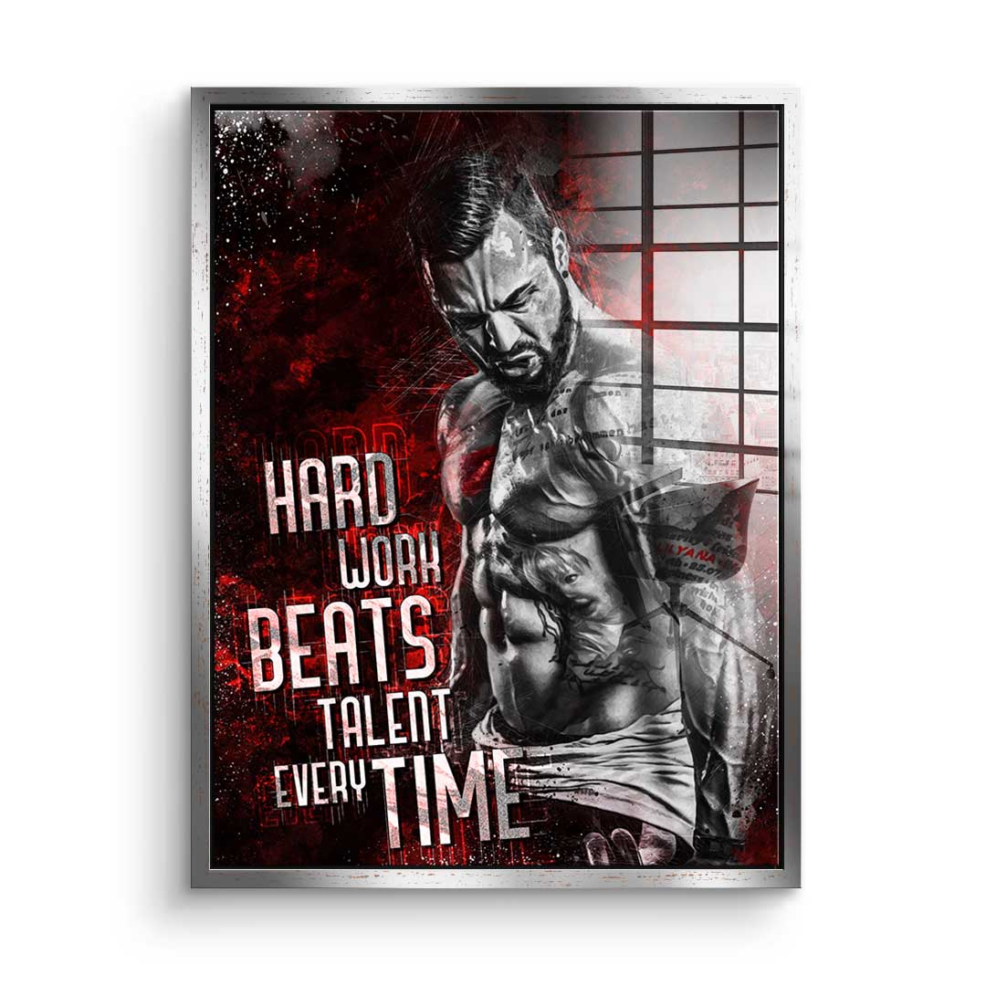Hard Work Bodybuilding - Acrylglas