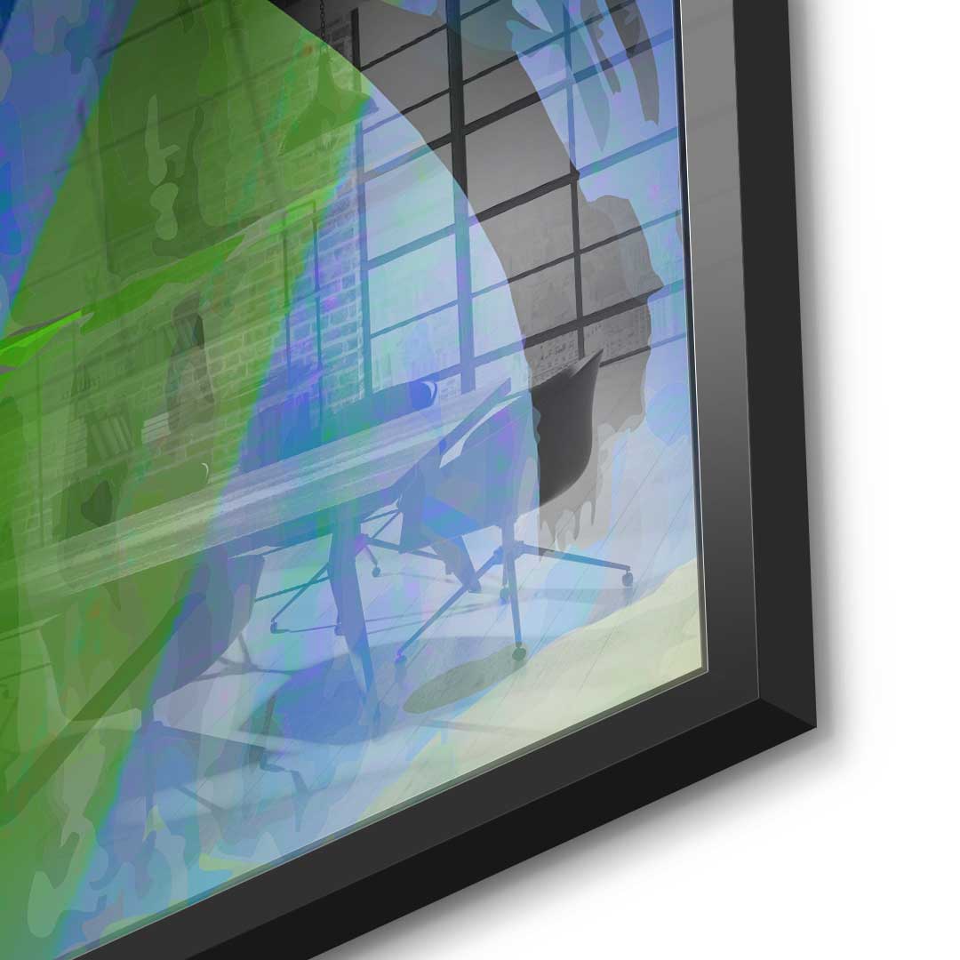 Colorful Bull - Acrylic glass
