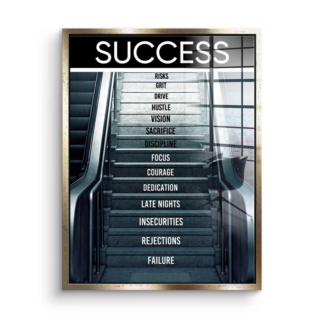 ESCALATOR OF SUCCESS - Acrylic glass