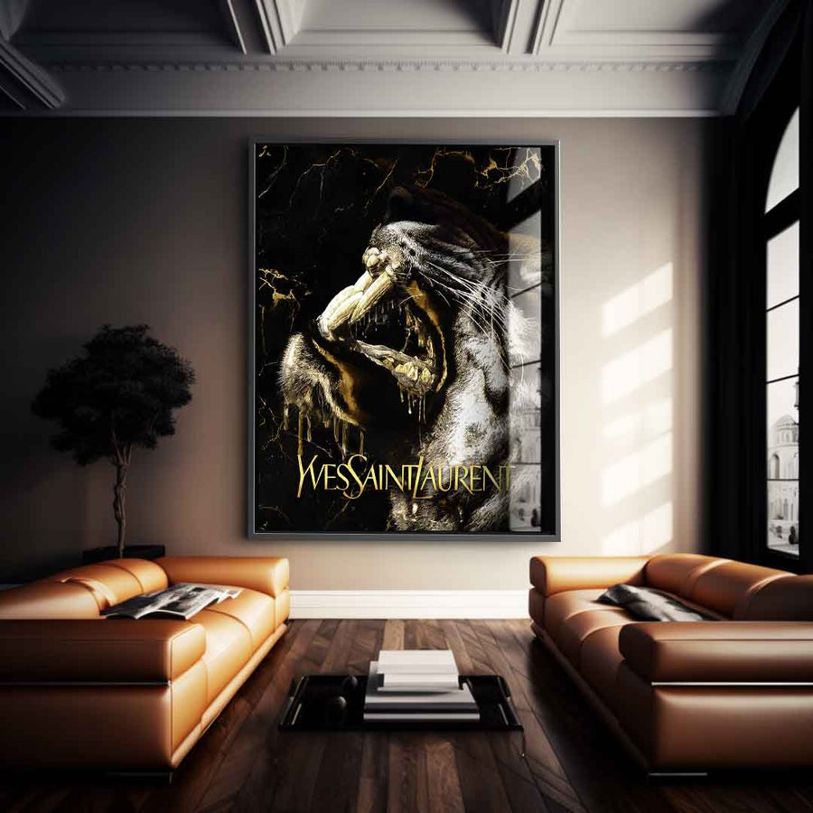 Luxury Tiger - Szkło akrylowe