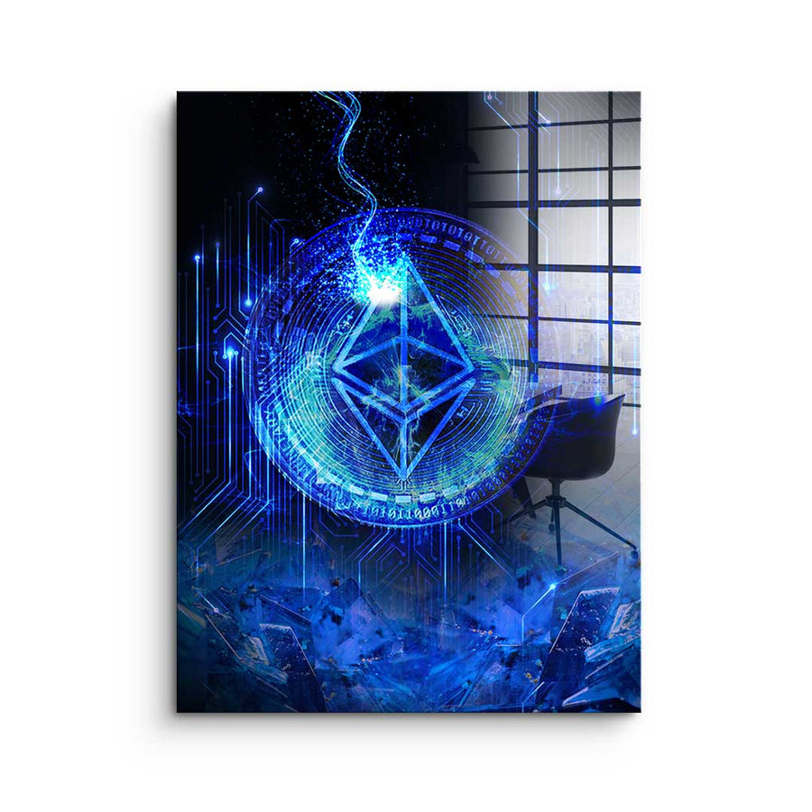 Matrix Ethereum - Szkło akrylowe