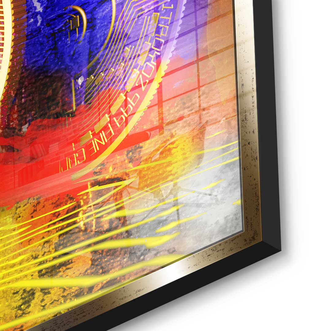 Multiple Bitcoin - Acrylglas