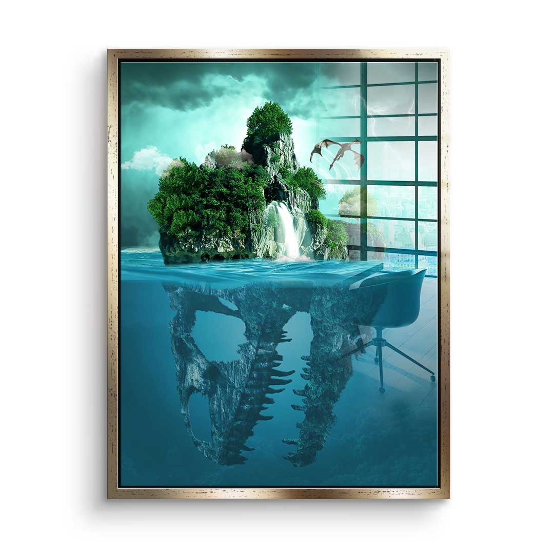 Island With Two Faces - acrylic glass