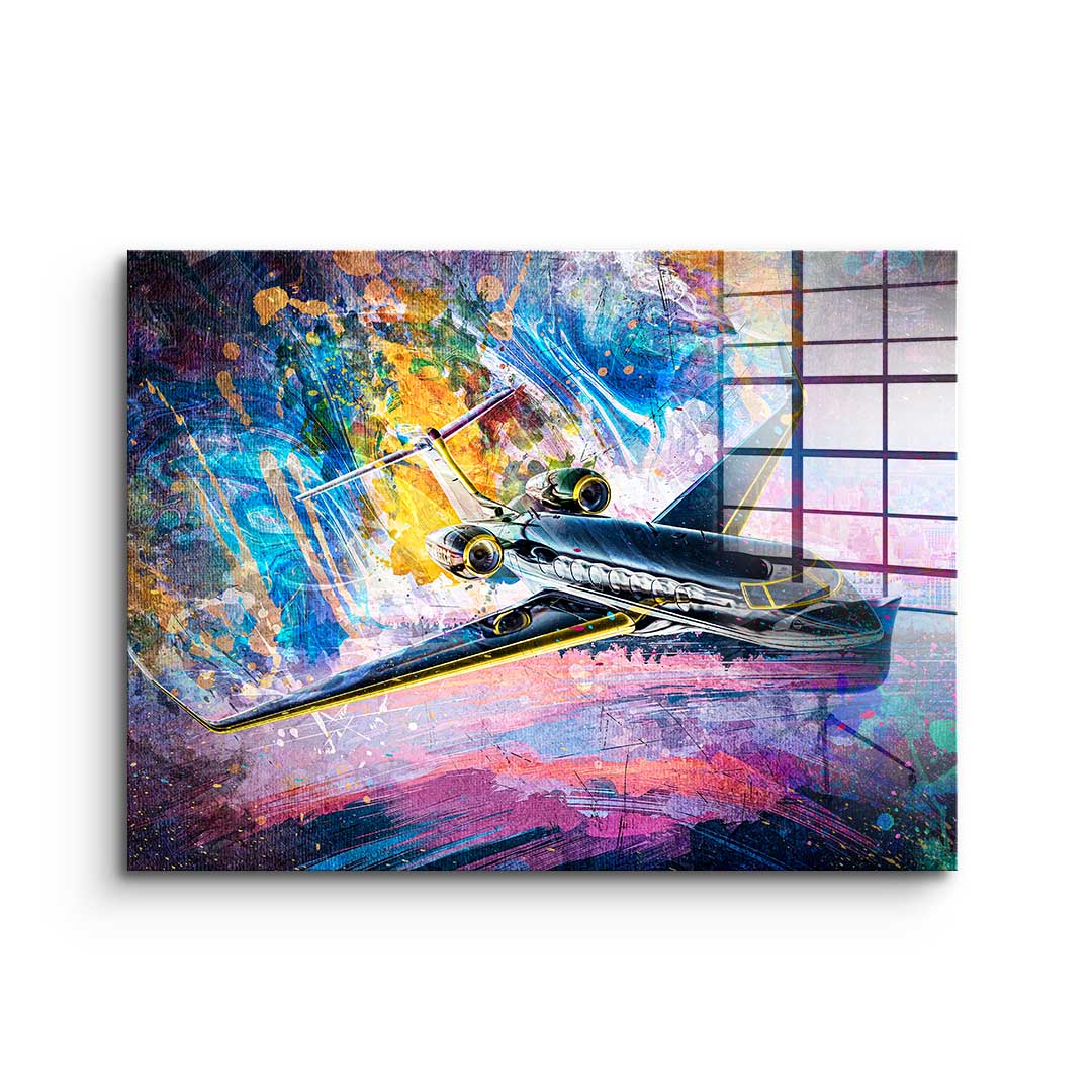 Private Jet - Acrylglas