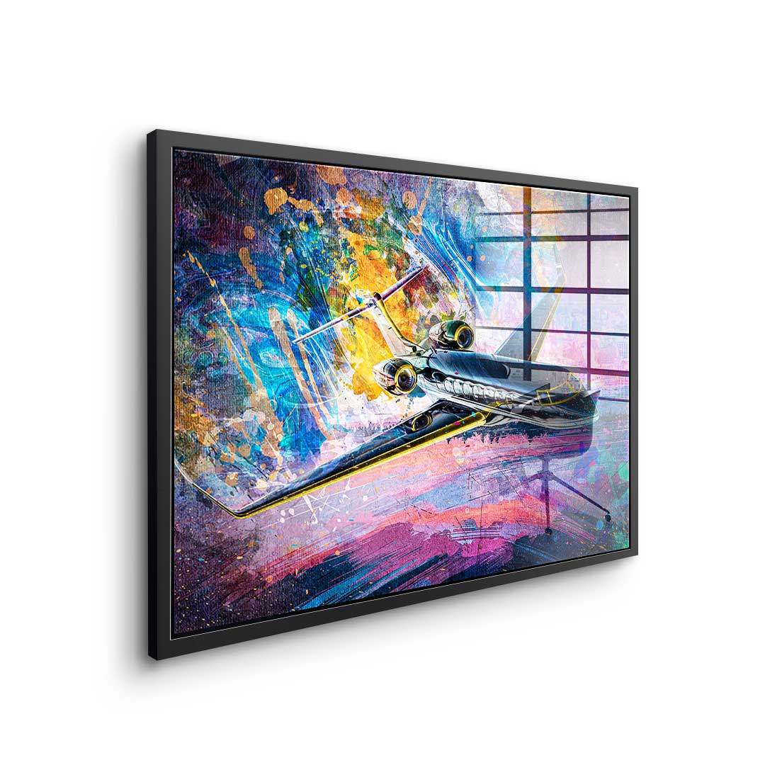Private Jet - Acrylglas