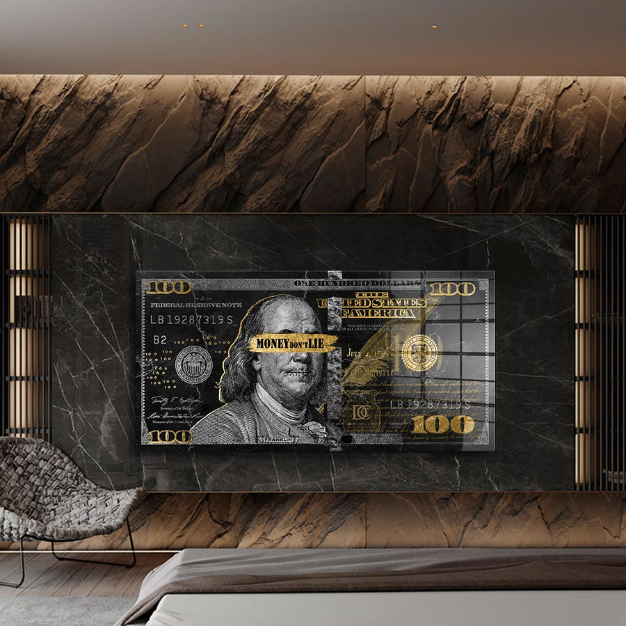 Money don't lie - gold leaf