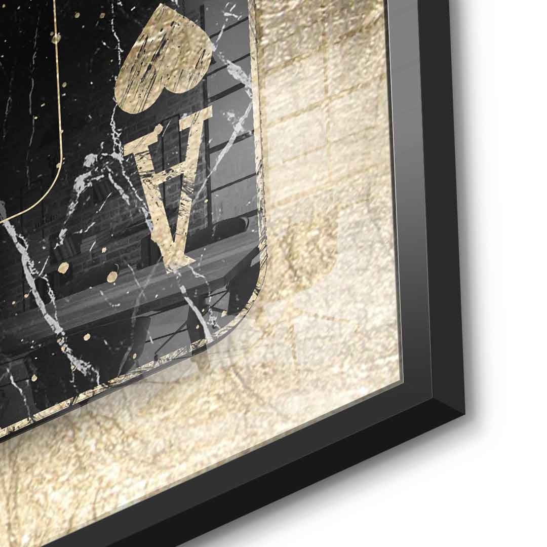 GANGSTER SIGN - Gold Leaf