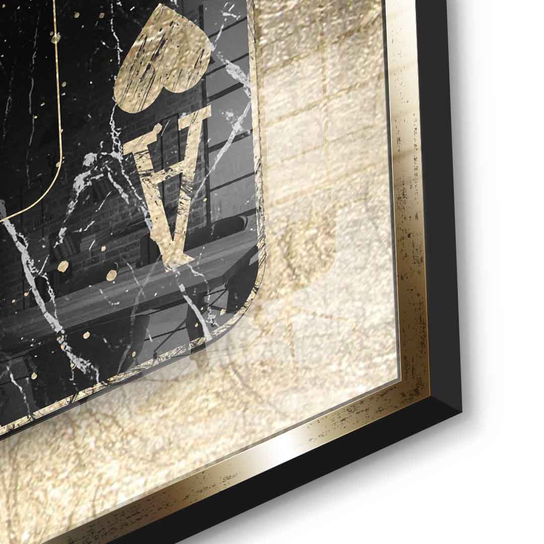 GANGSTER SIGN - Gold Leaf