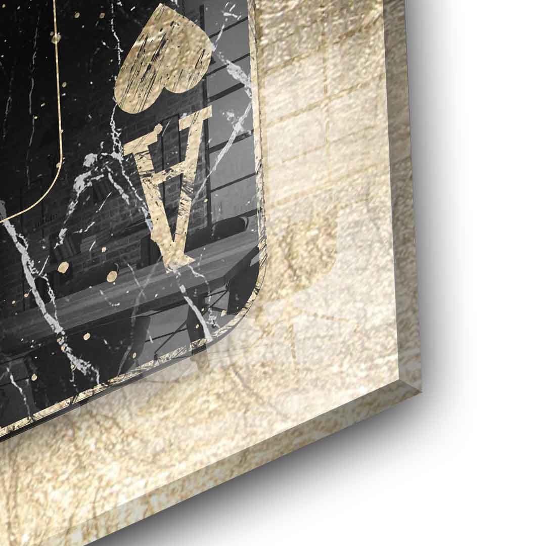 GANGSTER SIGN - Gold Leaf