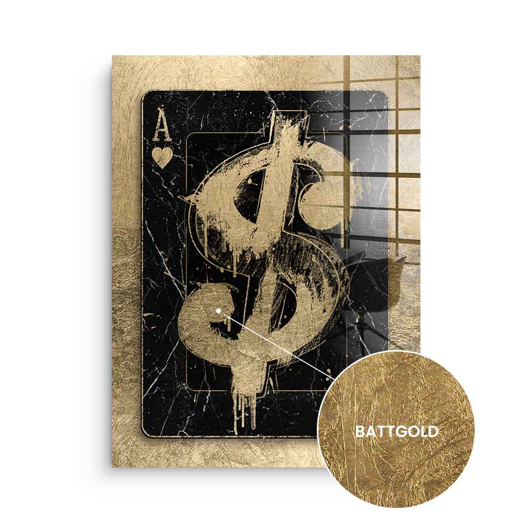 GANGSTER SIGN - Gold Leaf