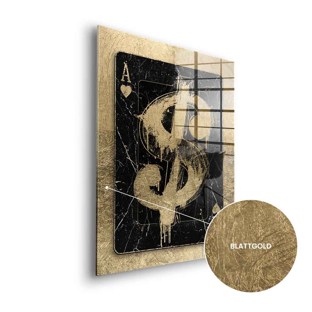 GANGSTER SIGN - Gold Leaf