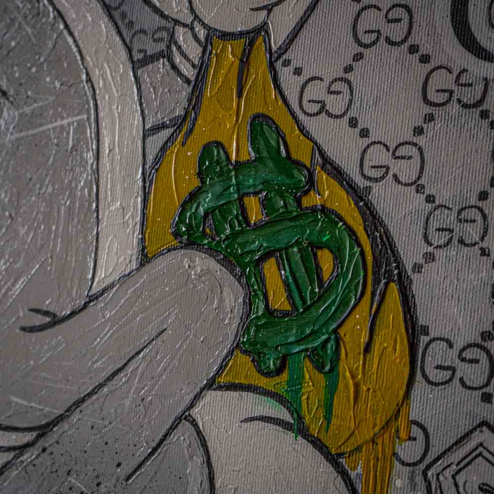 Fast Bunny | Gemälde