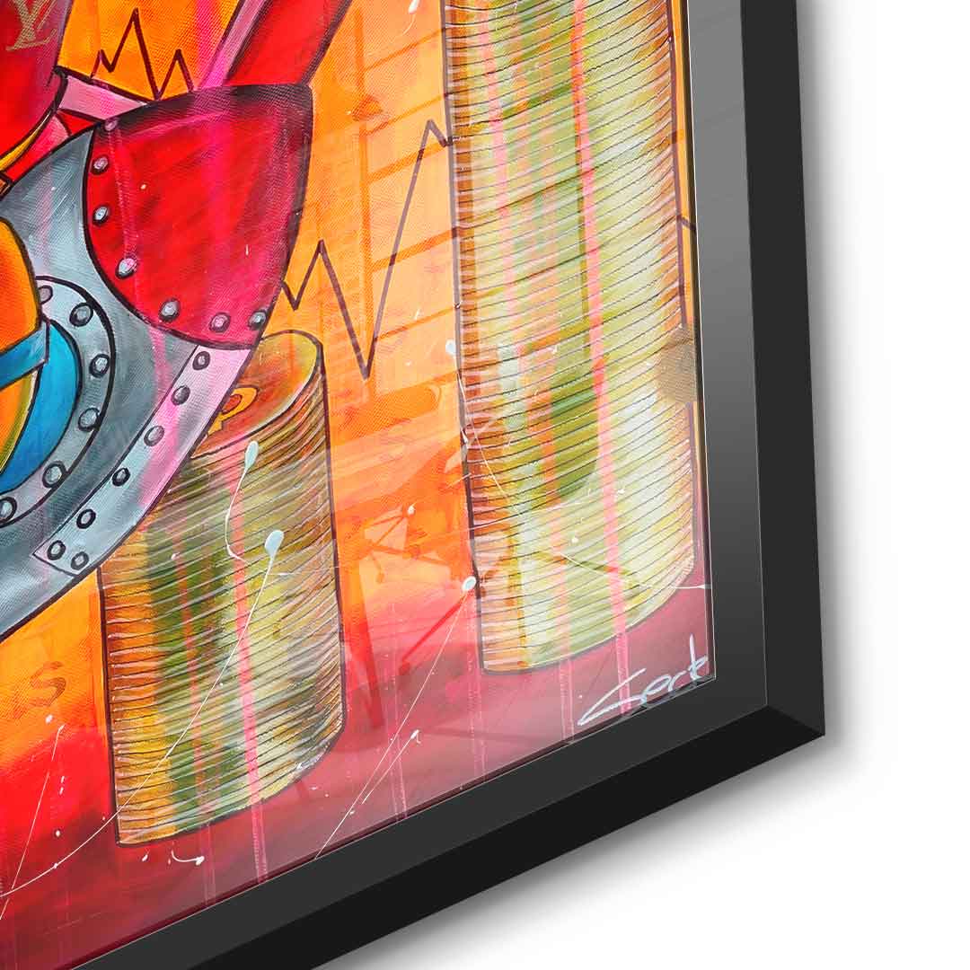 To the moon - Acrylic glass